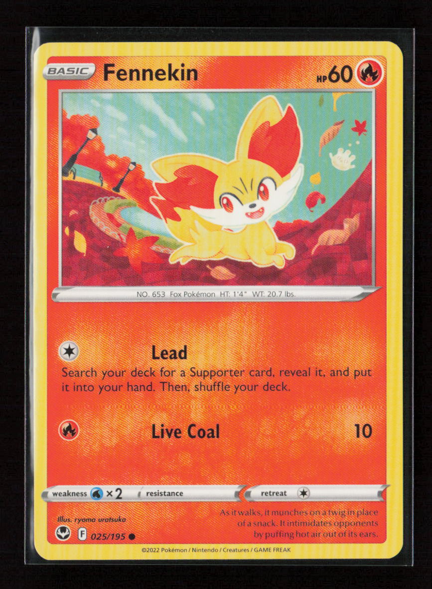 Fennekin Common SWSH12: Silver Tempest 025/195 LP
