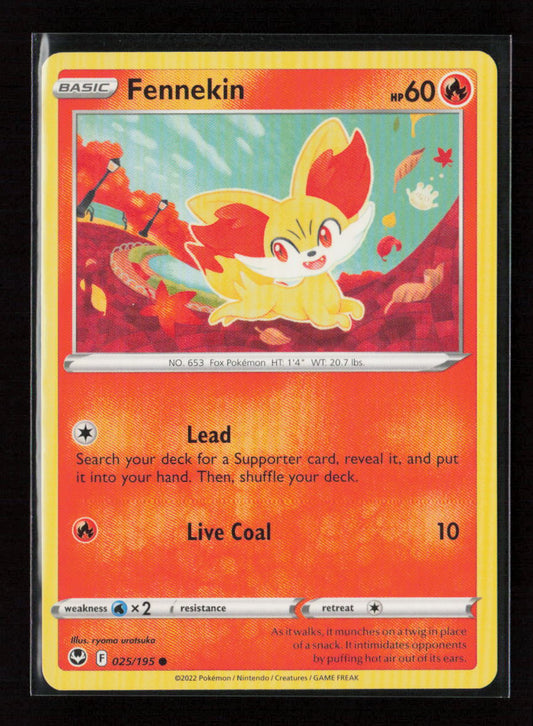 Fennekin Common SWSH12: Silver Tempest 025/195 LP