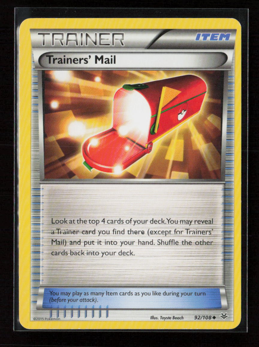 Trainers' Mail Uncommon XY - Roaring Skies 92/108 LP