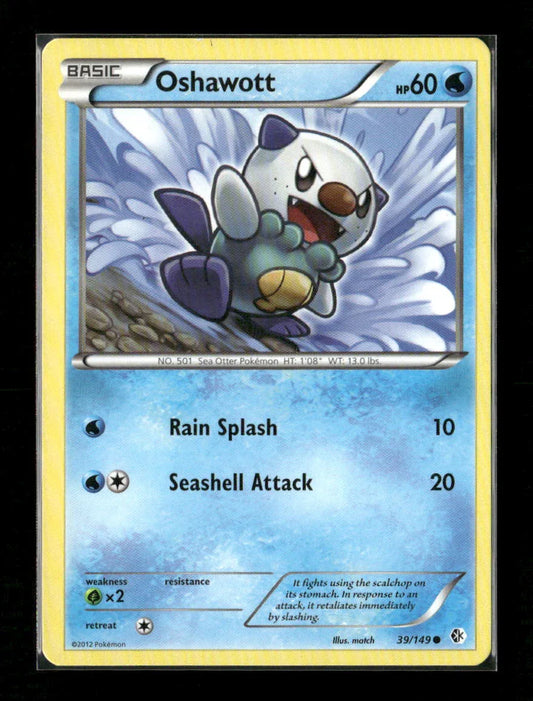 Oshawott Common Boundaries Crossed 39/149 LP - Kang's Collectibles