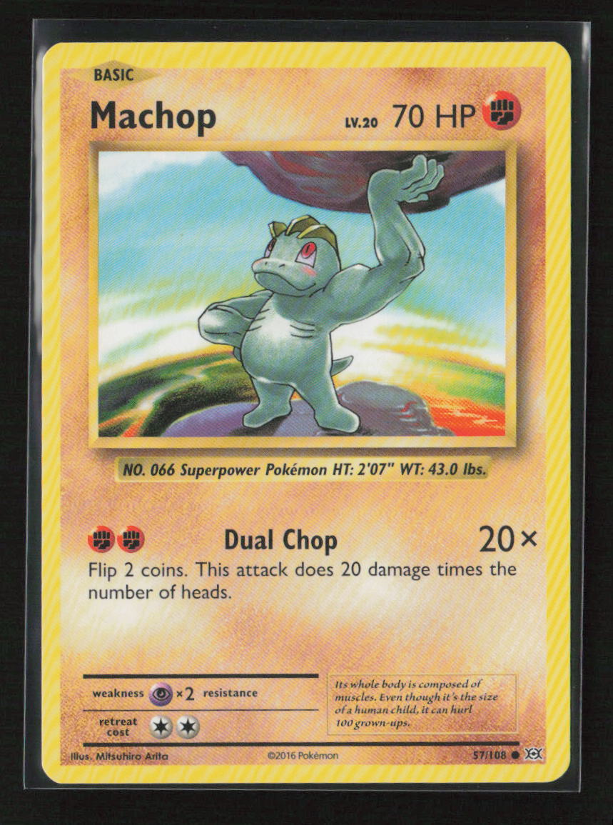 Machop Common XY - Evolutions 57/108 LP