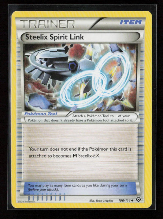Steelix Spirit Link Uncommon XY - Steam Siege 106/114 LP - Kang's Collectibles