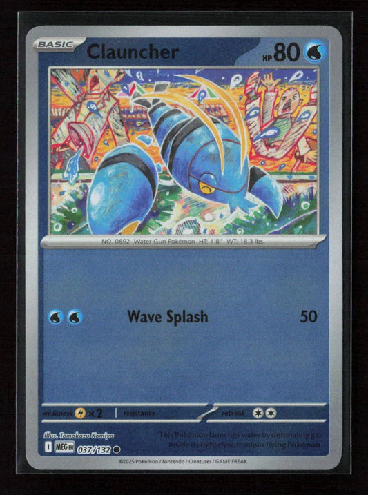 Clauncher Common ME01: Mega Evolution 037/132 NM - Kang's Collectibles