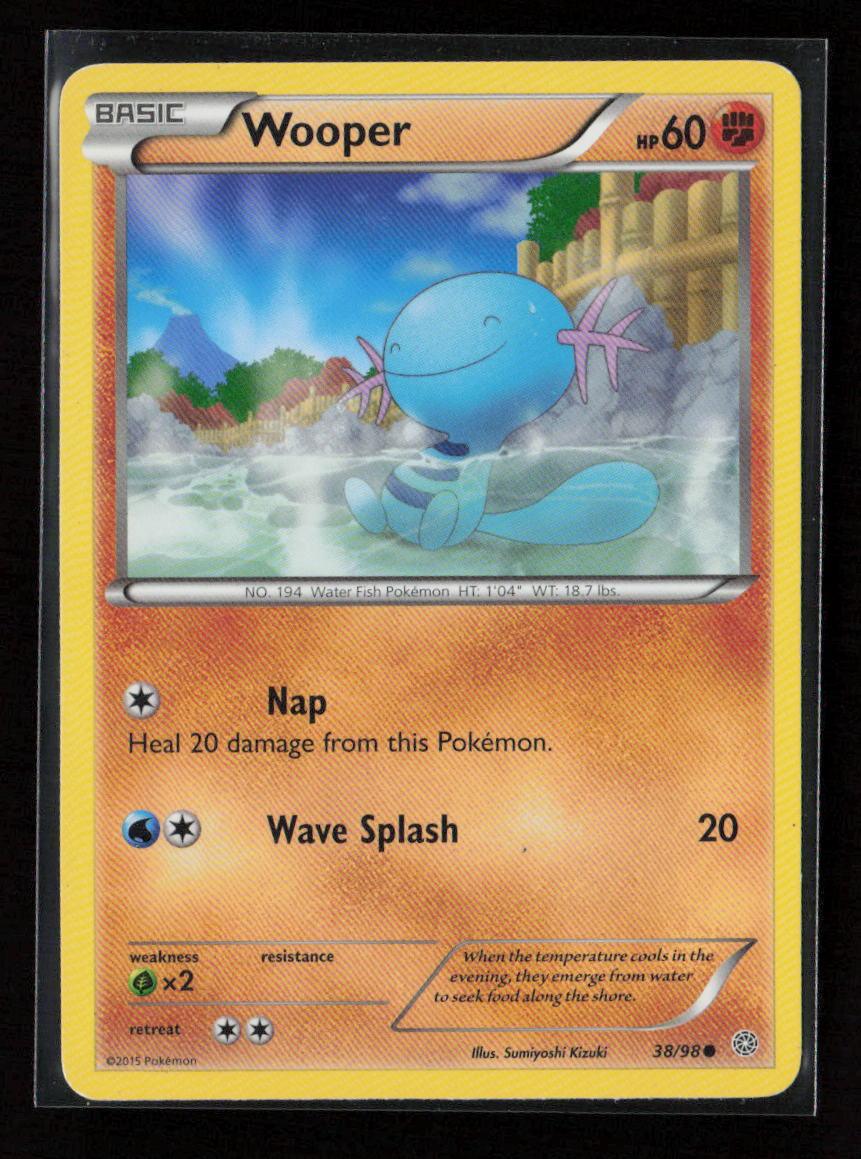 Wooper Common XY - Ancient Origins 38/98 LP - Kang's Collectibles