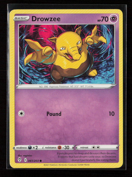 Drowzee Common SWSH07: Evolving Skies 061/203 LP