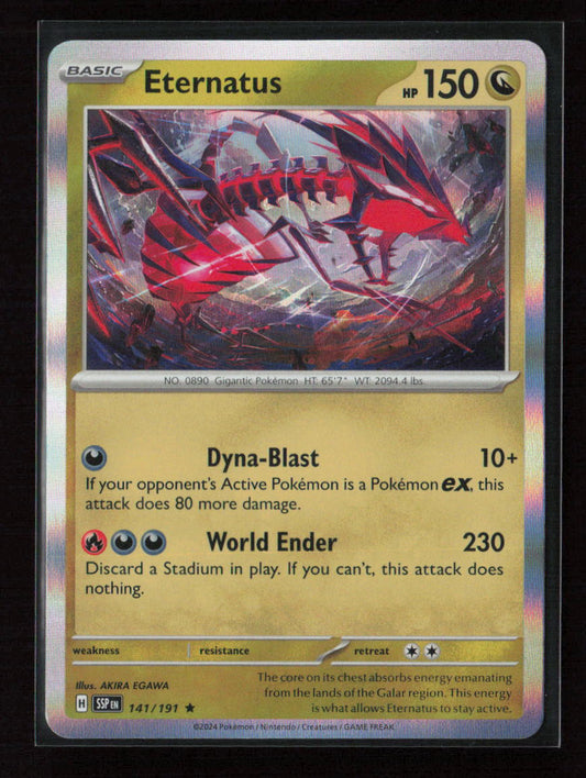 Eternatus Rare SV08: Surging Sparks 141/191 NM