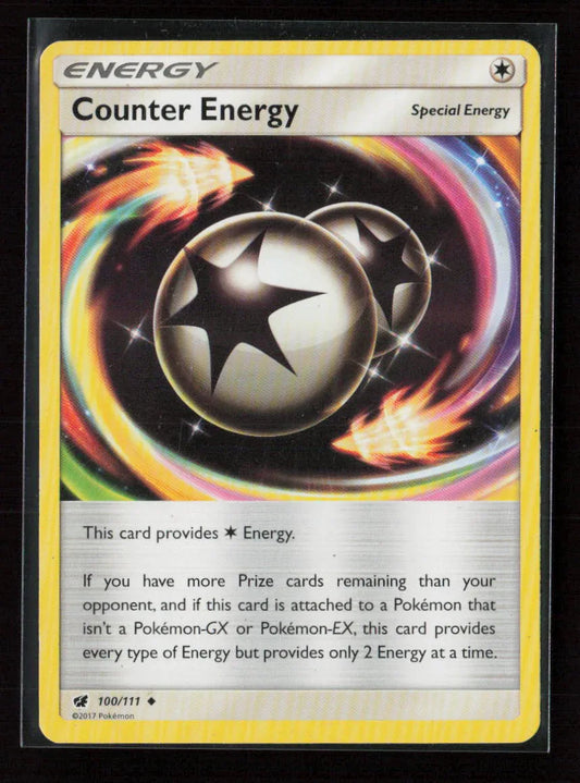 Counter Energy Uncommon SM - Crimson Invasion 100/111 LP - Kang's Collectibles