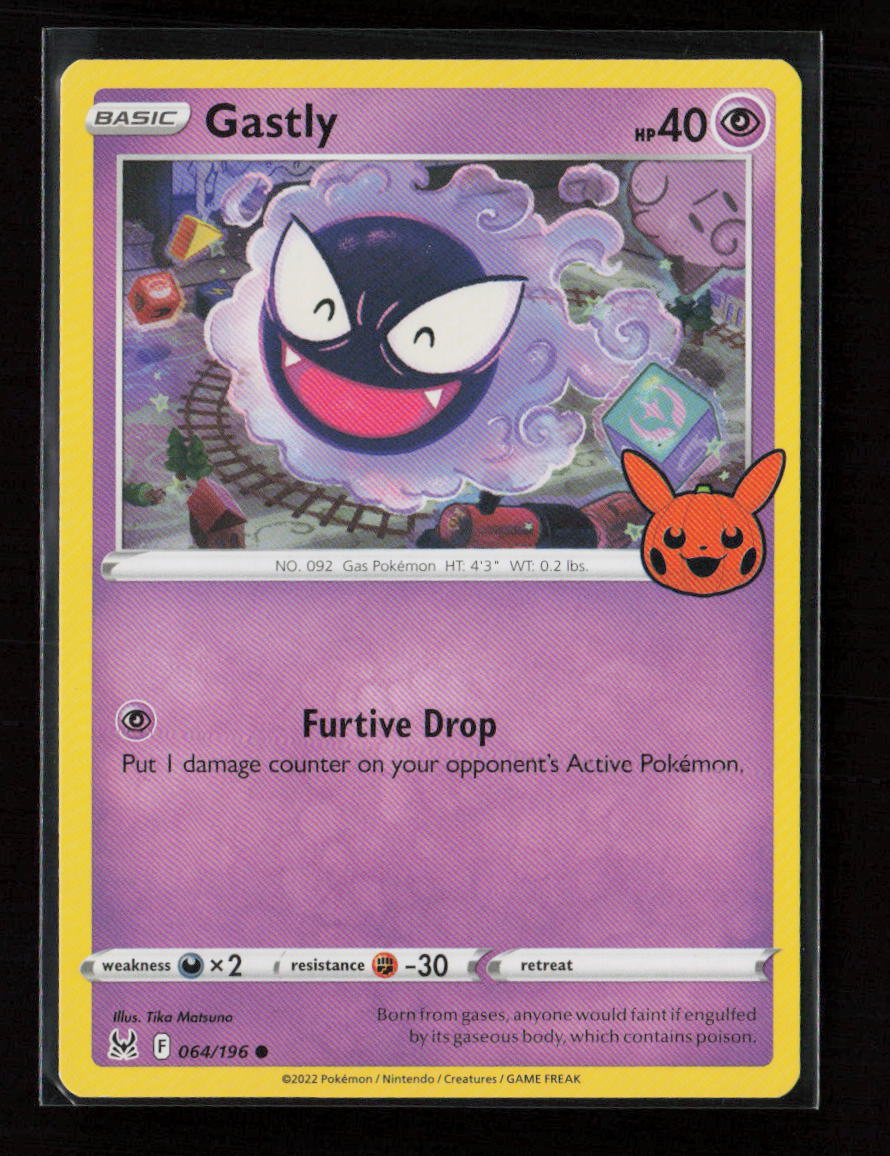 Gastly Common Trick or Trade BOOster Bundle 2023 064/196 LP