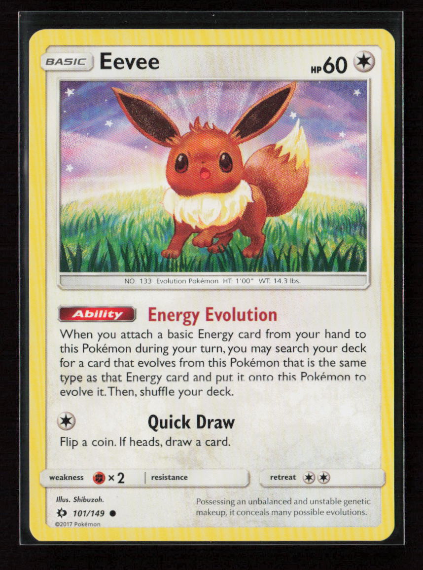 Eevee Common SM Base Set 101/149 LP