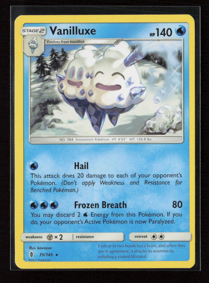 Vanilluxe Rare SM - Guardians Rising 35/145 LP