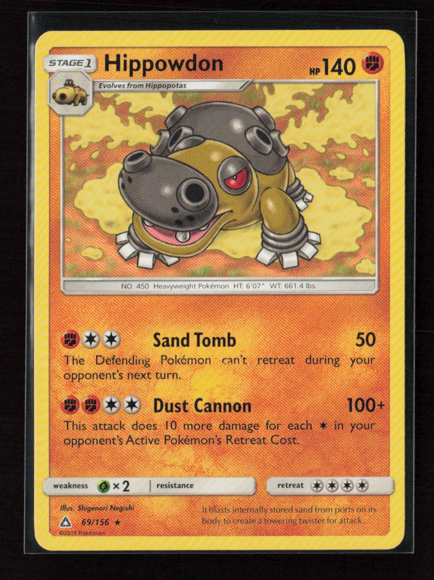 Hippowdon Rare SM - Ultra Prism 69/156 LP