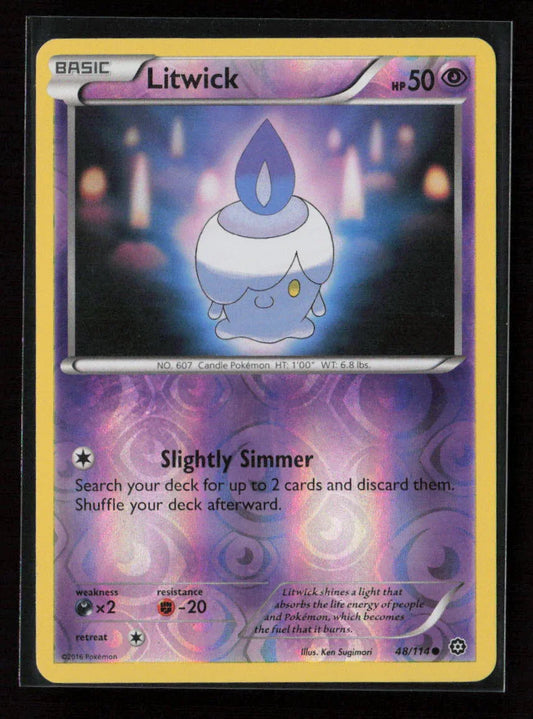 Litwick Common XY - Steam Siege 48/114 LP - Kang's Collectibles