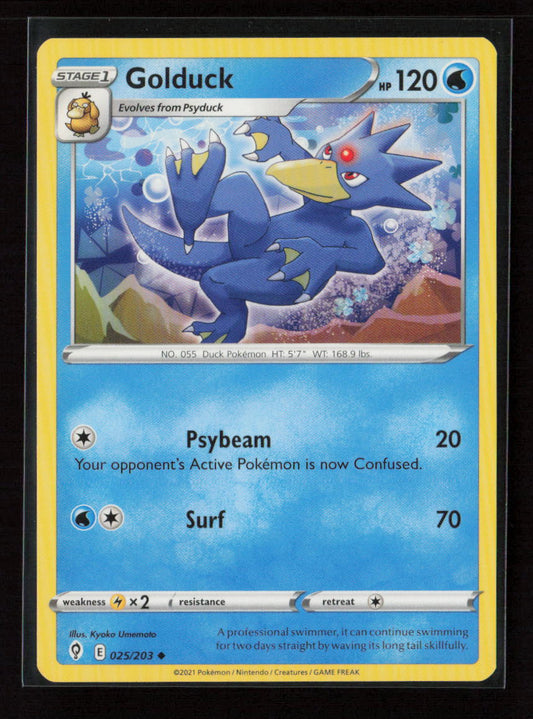Golduck Uncommon SWSH07: Evolving Skies 025/203 LP