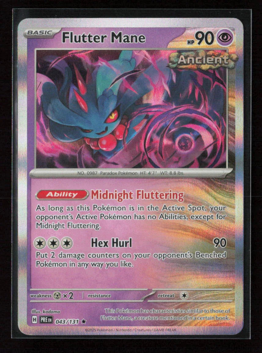 Flutter Mane Rare SV: Prismatic Evolutions 043/131 NM - Kang's Collectibles