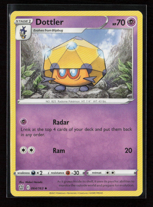 Dottler Uncommon SWSH05: Battle Styles 064/163 LP