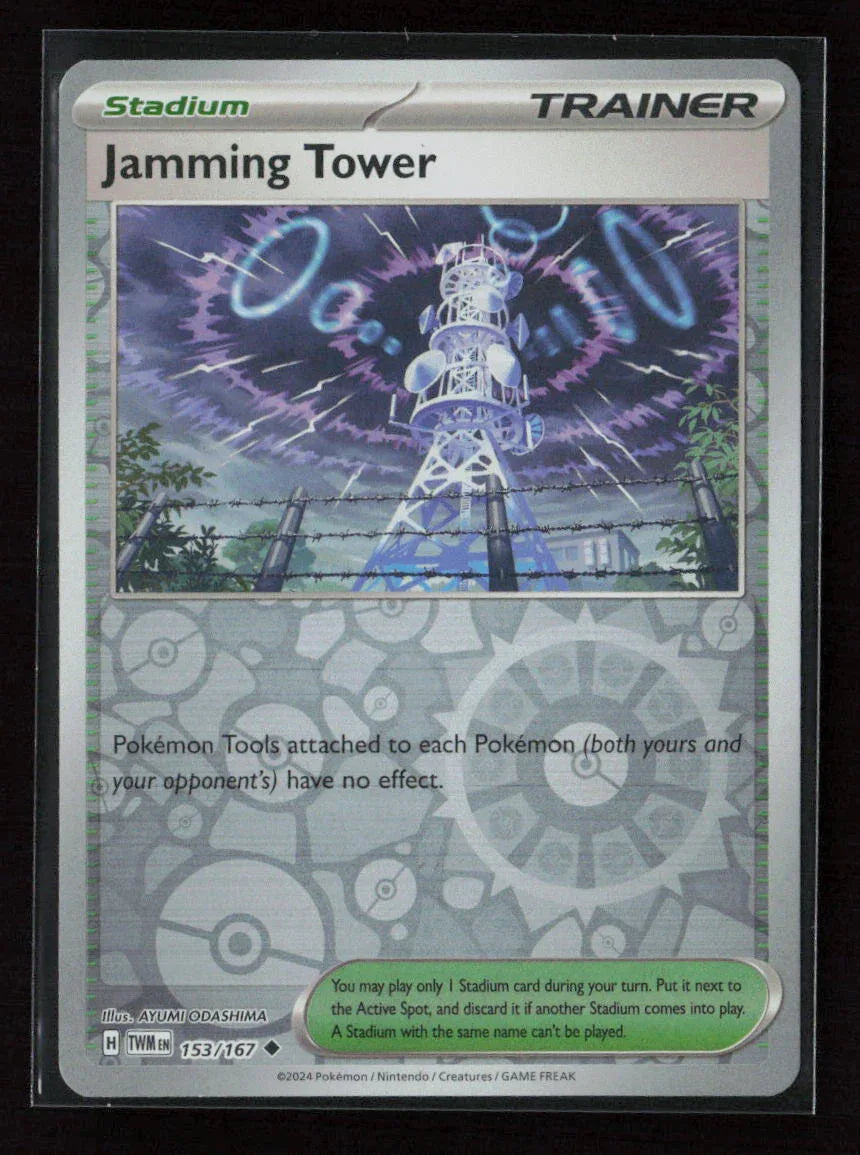 Jamming Tower Uncommon SV06: Twilight Masquerade 153/167 NM - Kang's Collectibles