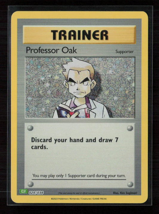 Professor Oak (CLC) Classic Collection Trading Card Game Classic 023/034 NM - Kang's Collectibles