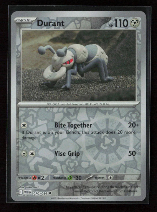 Durant Uncommon SV: White Flare 070/086 NM - Kang's Collectibles