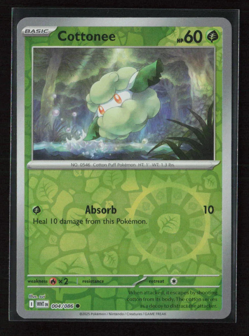 Cottonee Common SV: White Flare 004/086 NM - Kang's Collectibles
