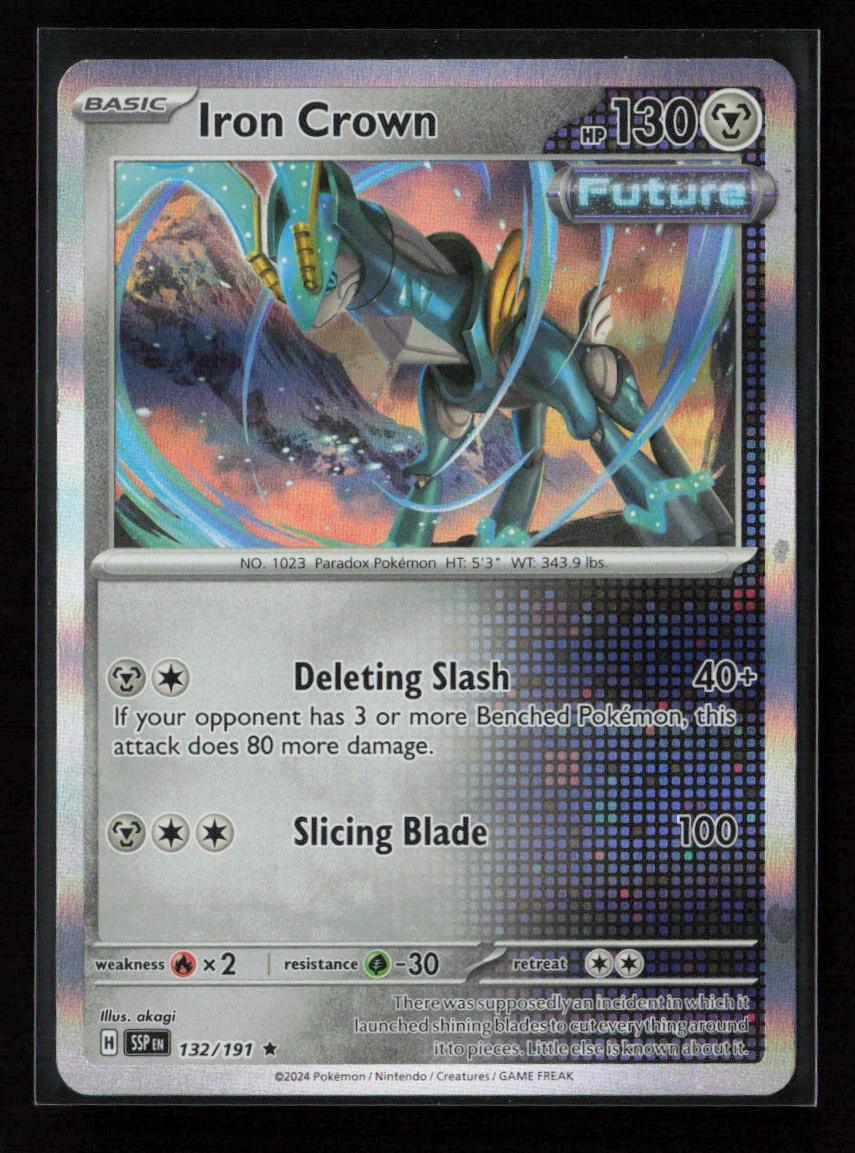 Iron Crown Rare SV08: Surging Sparks 132/191 NM - Kang's Collectibles