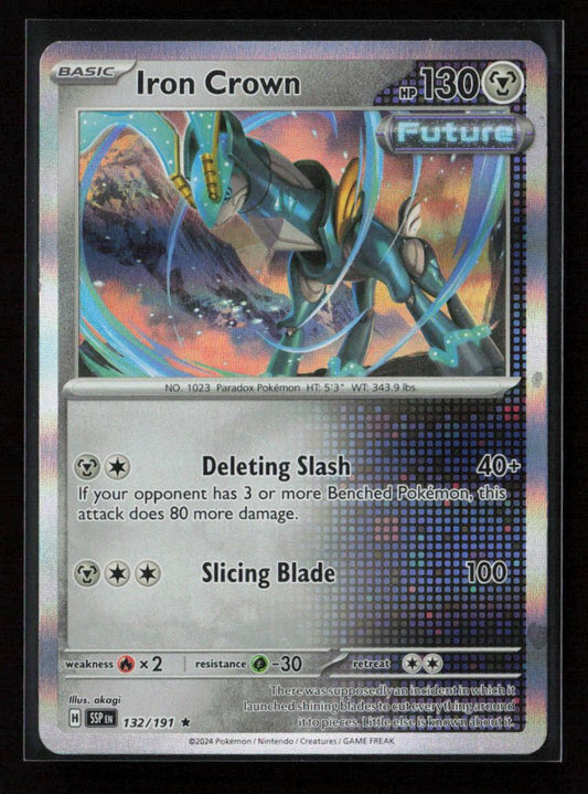 Iron Crown Rare SV08: Surging Sparks 132/191 NM - Kang's Collectibles