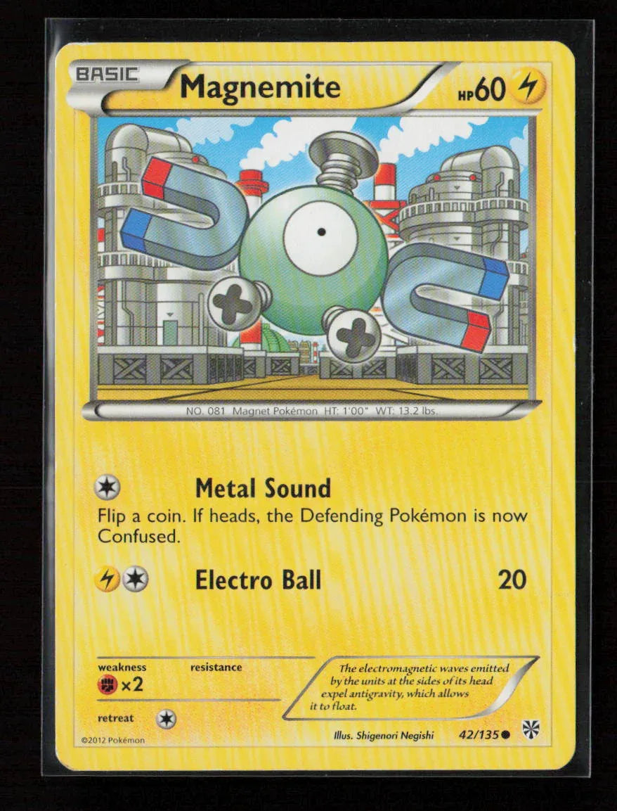 Magnemite (42) Common Plasma Storm 42/135 LP - Kang's Collectibles