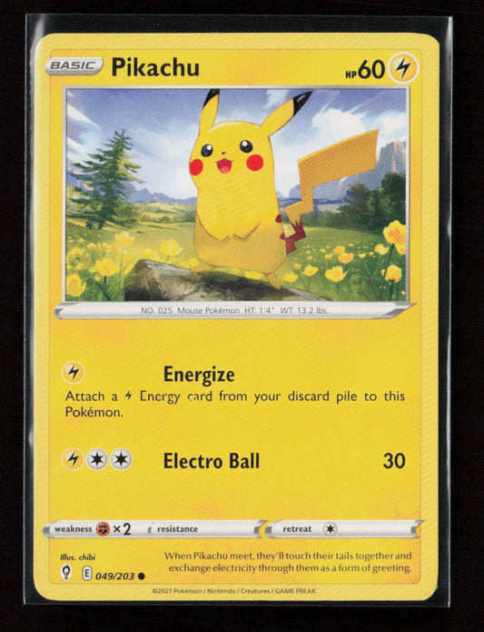 Pikachu Common SWSH07: Evolving Skies 049/203 LP