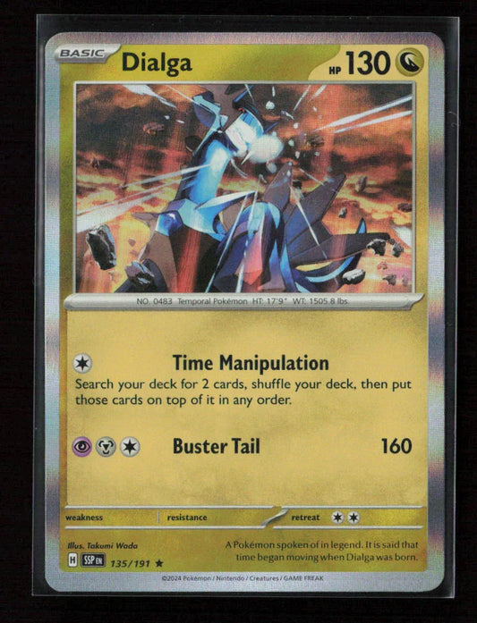Dialga Rare SV08: Surging Sparks 135/191 NM - Kang's Collectibles
