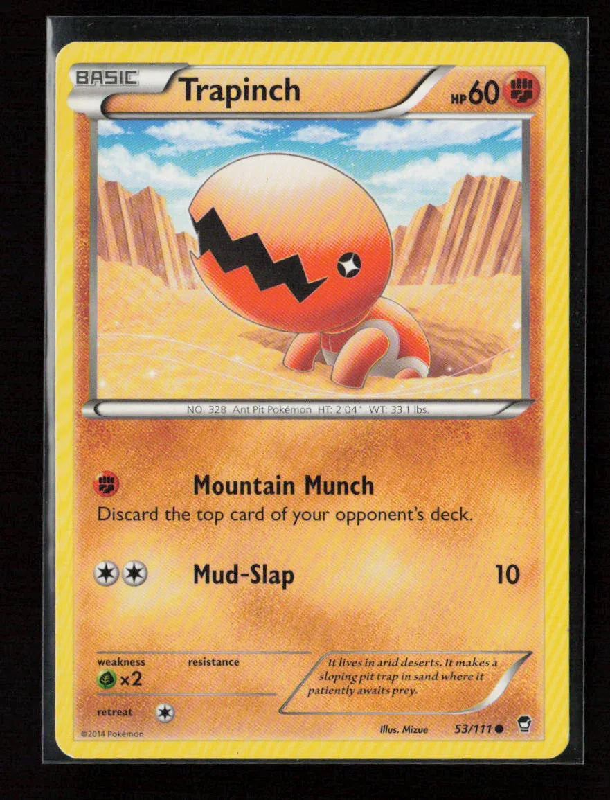 Trapinch Common XY - Furious Fists 53/111 LP - Kang's Collectibles