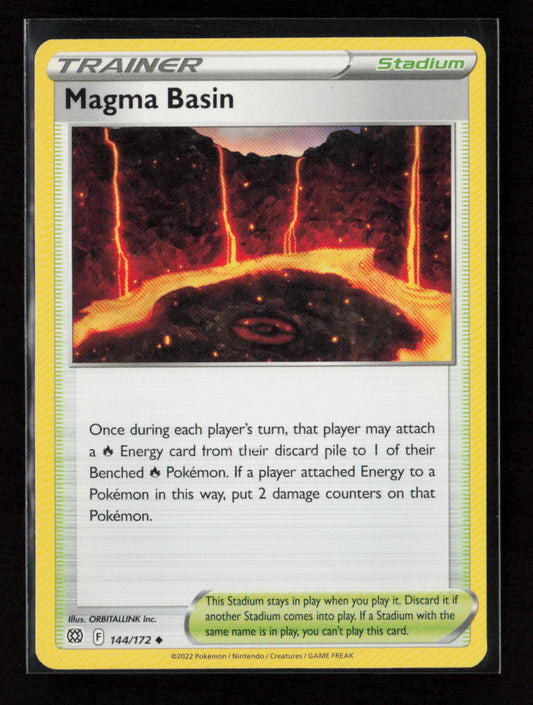Magma Basin Uncommon SWSH09: Brilliant Stars 144/172 LP
