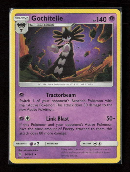 Gothitelle Rare SM - Guardians Rising 54/145 LP