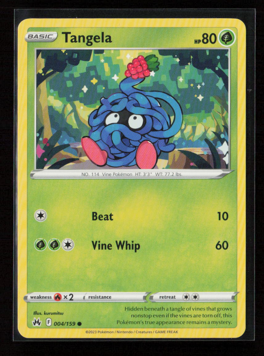 Tangela Common Crown Zenith 004/159 LP