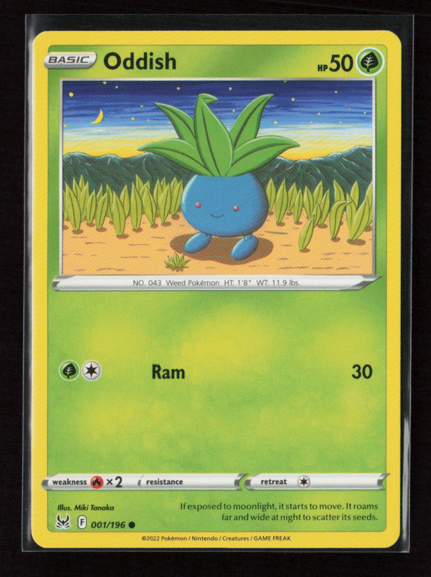 Oddish Common SWSH11: Lost Origin 001/196 LP