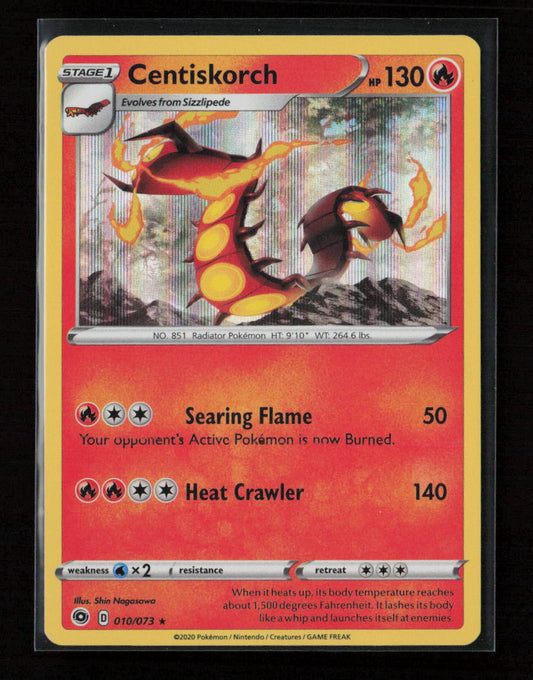 Centiskorch Holo Rare Champion's Path 10/73 NM