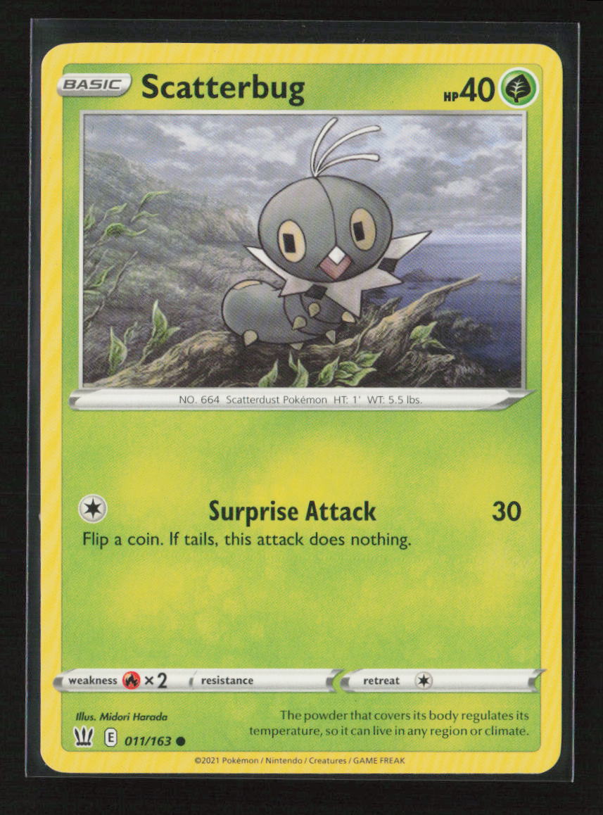 Scatterbug Common SWSH05: Battle Styles 011/163 LP