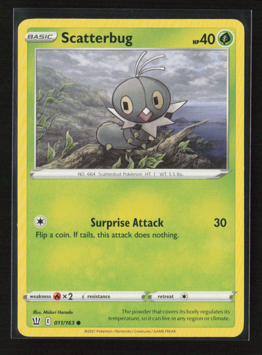 Scatterbug Common SWSH05: Battle Styles 011/163 LP
