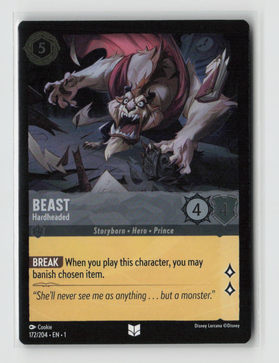Beast - Hardheaded Uncommon The First Chapter 172/204 NM