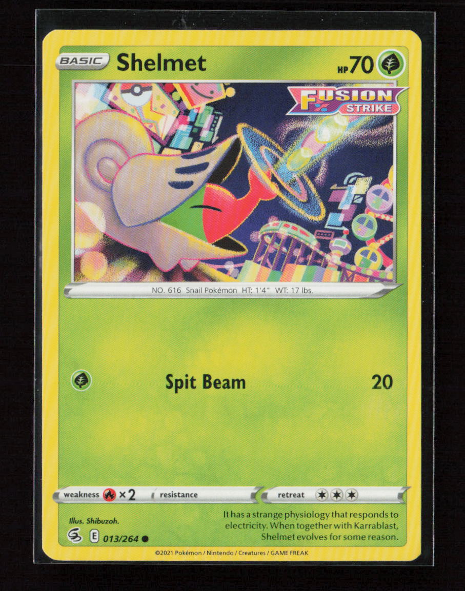 Shelmet Common SWSH08: Fusion Strike 013/264 LP