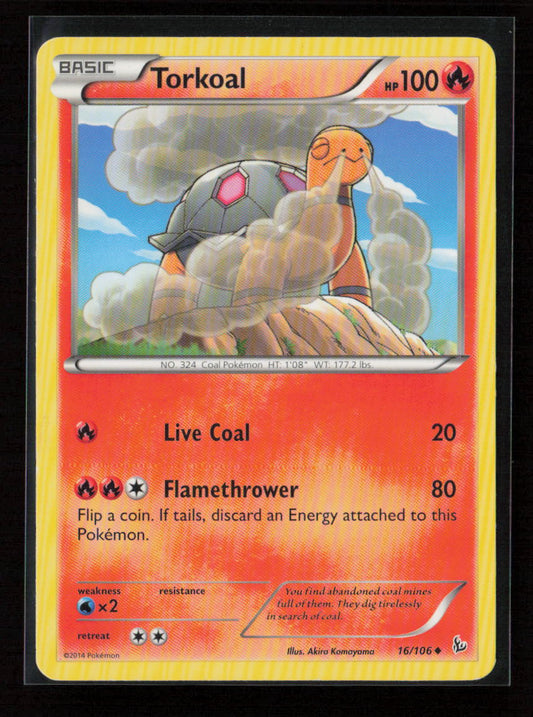 Torkoal Uncommon XY - Flashfire 16/106 LP