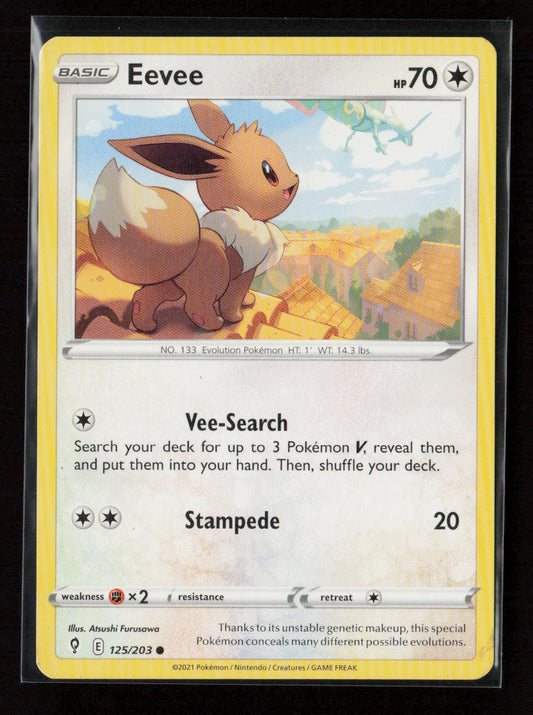 Eevee Common SWSH07: Evolving Skies 125/203 LP