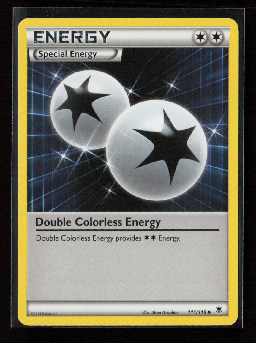 Double Colorless Energy Uncommon XY - Phantom Forces 111/119 LP