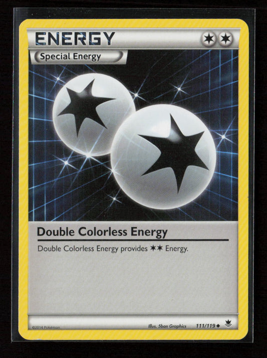 Double Colorless Energy Uncommon XY - Phantom Forces 111/119 LP