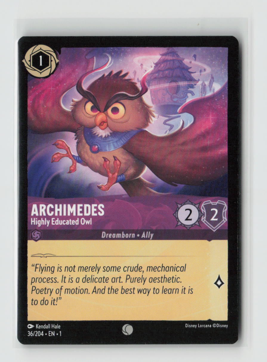 Archimedes - Highly Educated Owl Common The First Chapter 36/204 NM