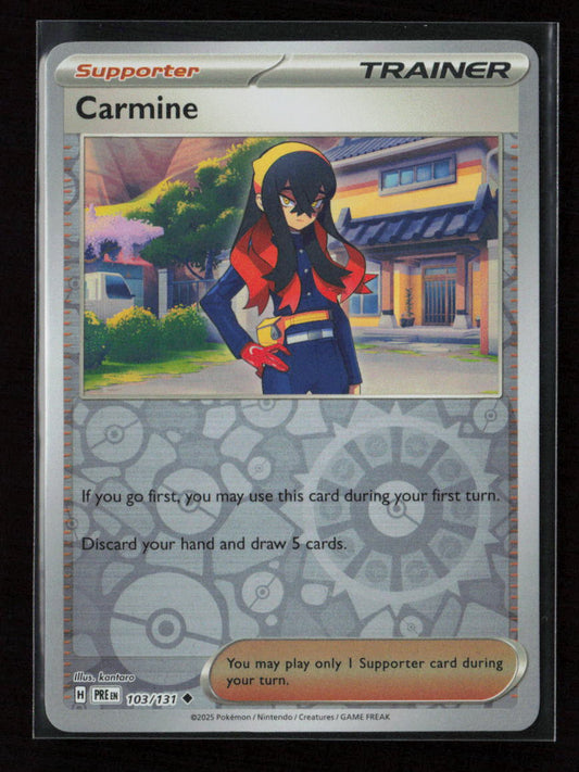 Carmine Uncommon SV: Prismatic Evolutions 103/131 NM