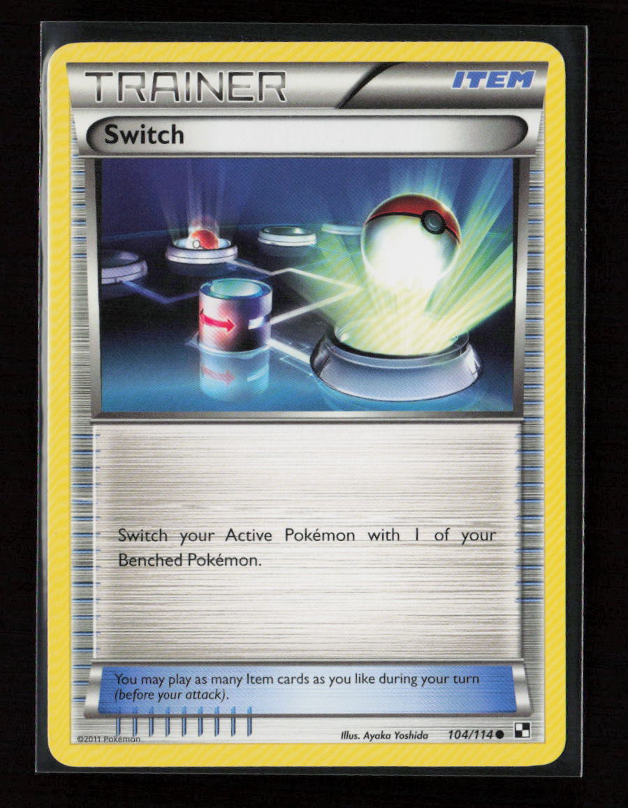 Switch Common Black and White 104/114 NM
