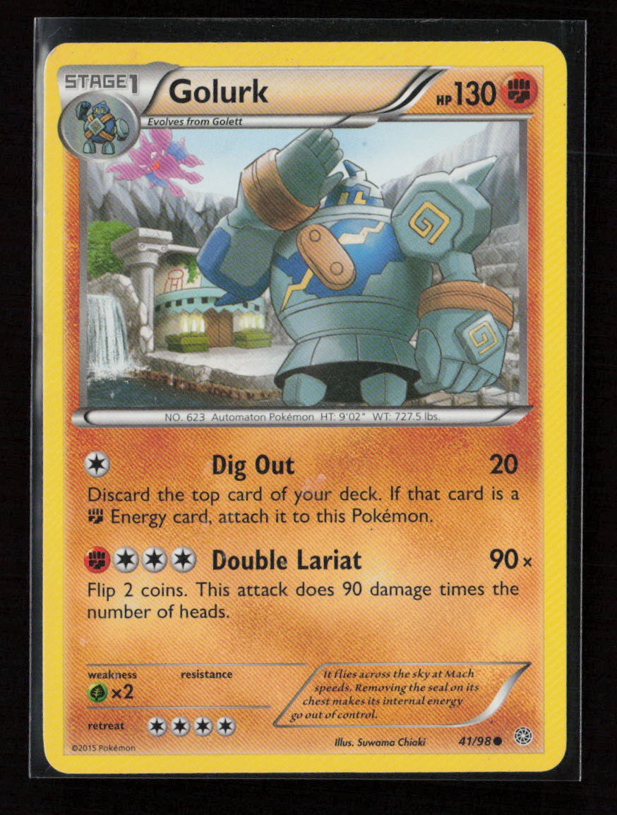 Golurk (41) Common XY - Ancient Origins 41/98 MP