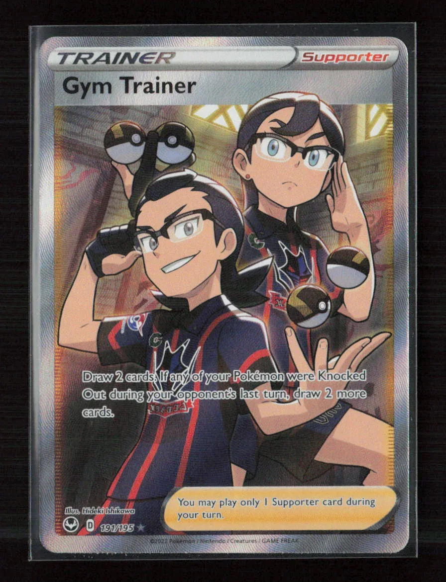 Gym Trainer (Full Art) Ultra Rare SWSH12: Silver Tempest 191/195 NM - Kang's Collectibles