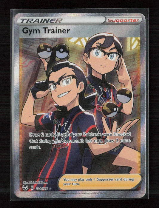 Gym Trainer (Full Art) Ultra Rare SWSH12: Silver Tempest 191/195 NM - Kang's Collectibles