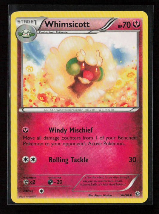 Whimsicott Uncommon XY - Ancient Origins 56/98 NM - Kang's Collectibles
