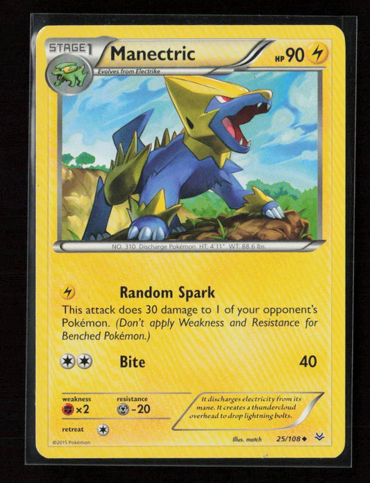 Manectric Uncommon XY - Roaring Skies 25/108 LP - Kang's Collectibles
